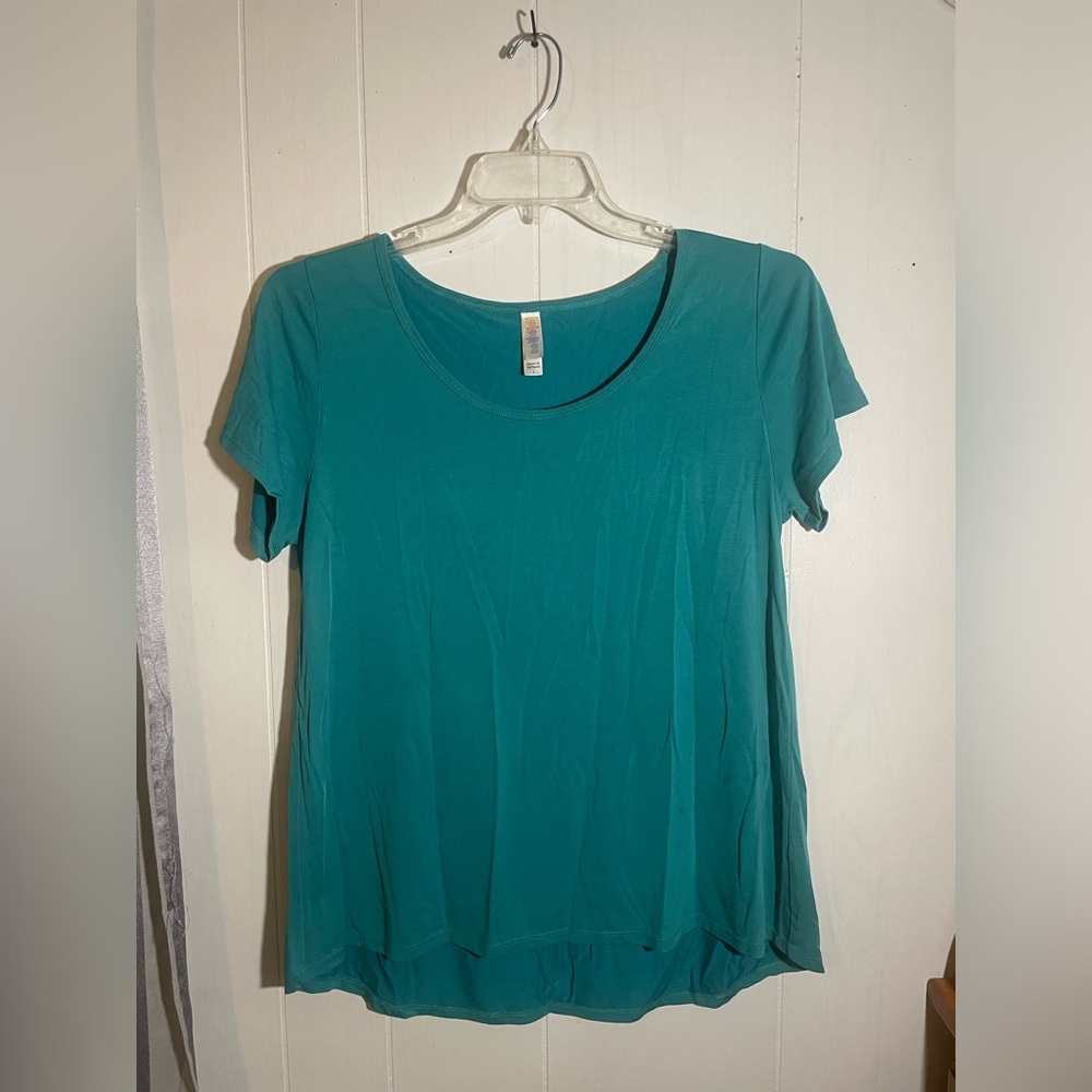 Lularoe Teal Short Sleeve long T